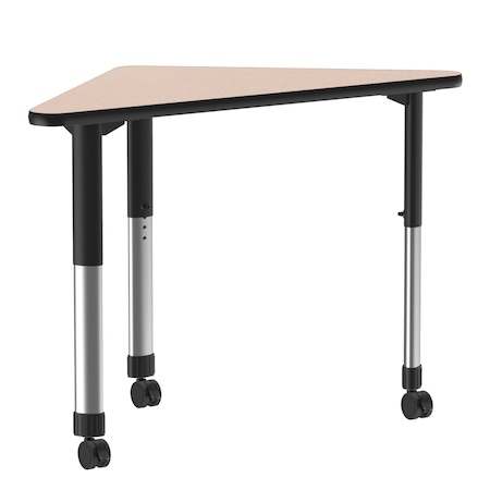 Correll HPL Collaborative Desk - Casters - Wing AD3041-WING-54-09-09-CK